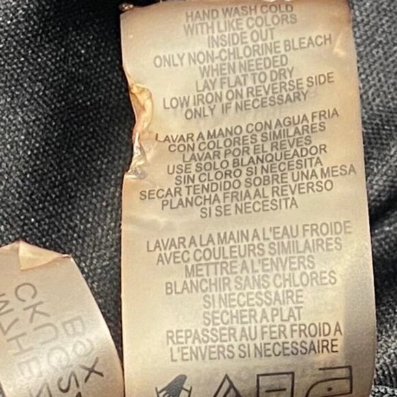 Calvin Klein Dress Women's Sleeveless Sheath Style Size 12 Pink Black Floral GUC - Picture 8 of 11